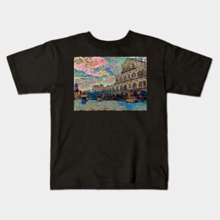 An Aleppian Facade with Street - Magi Kids T-Shirt